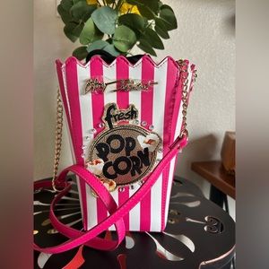NWT Betsey Johnson Popcorn Bag